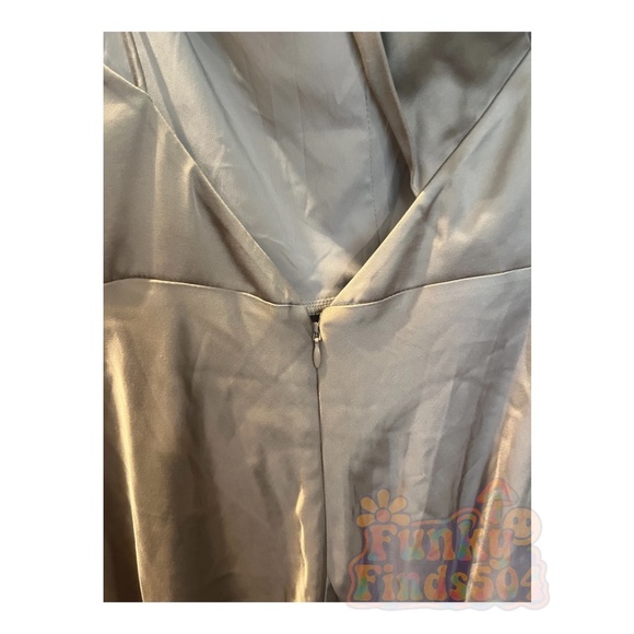 Significant Other Alessia Dress NWT Latte Satin One Shoulder Evening Gown Size 4 - Picture 8 of 11